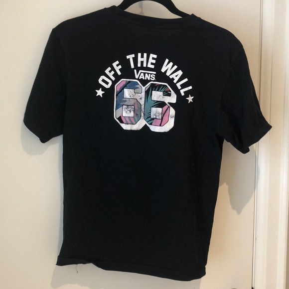 Vans black “off the wall” t-shirt - Picture 2 of 3